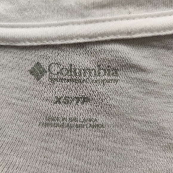 Columbia White Mandala Tee Shirt Extra Small - Picture 8 of 9